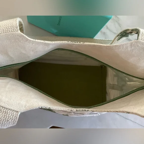 Paul Brent Oceanside Palm Tree Canvas Tote Shoulder Bag Coastal Life - Picture 5 of 9